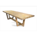 Maxima House Solid Oak Wood Dining Table Kamelot-Iii - Bed & Sofa Hub