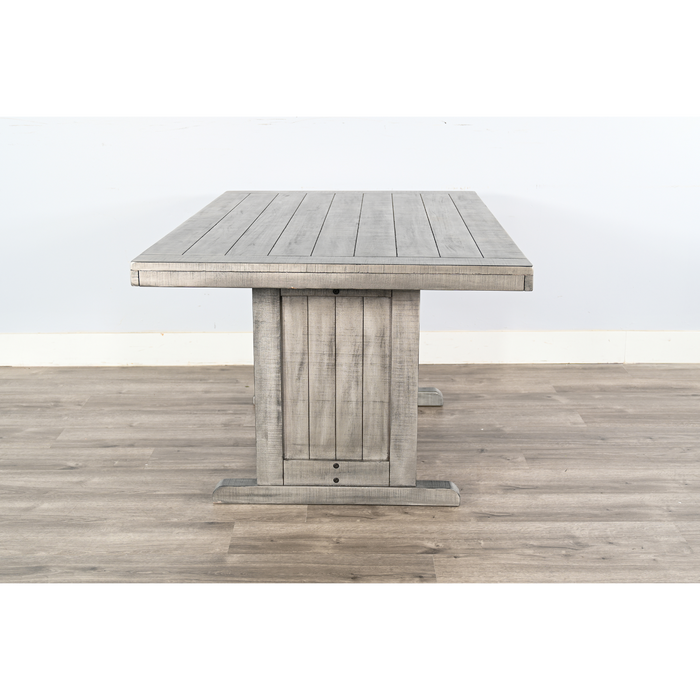 Sunny Designs Wood Breakfast Nook Dining Set Alpine Grey - Bed & Sofa Hub