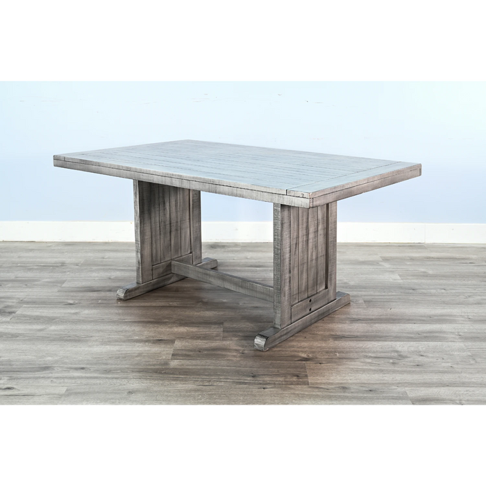 Sunny Designs Rectangular Wood Dining Table Alpine Grey - Bed & Sofa Hub