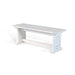 Sunny Designs Wood Side Bench Marble White - Bed & Sofa Hub