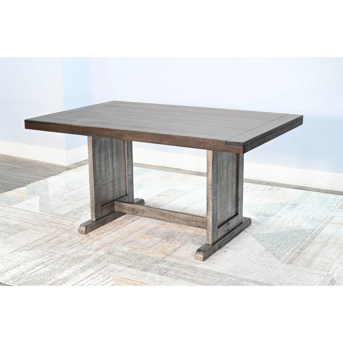 Sunny Designs Rectangular Wood Dining Table Tobacco Leaf and Alpine Grey - Bed & Sofa Hub