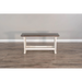 Sunny Designs Counter Wood Side Bench European Cottage - Bed & Sofa Hub