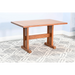 Sunny Designs Rectangular Wood Dining Table Rustic Oak - Bed & Sofa Hub