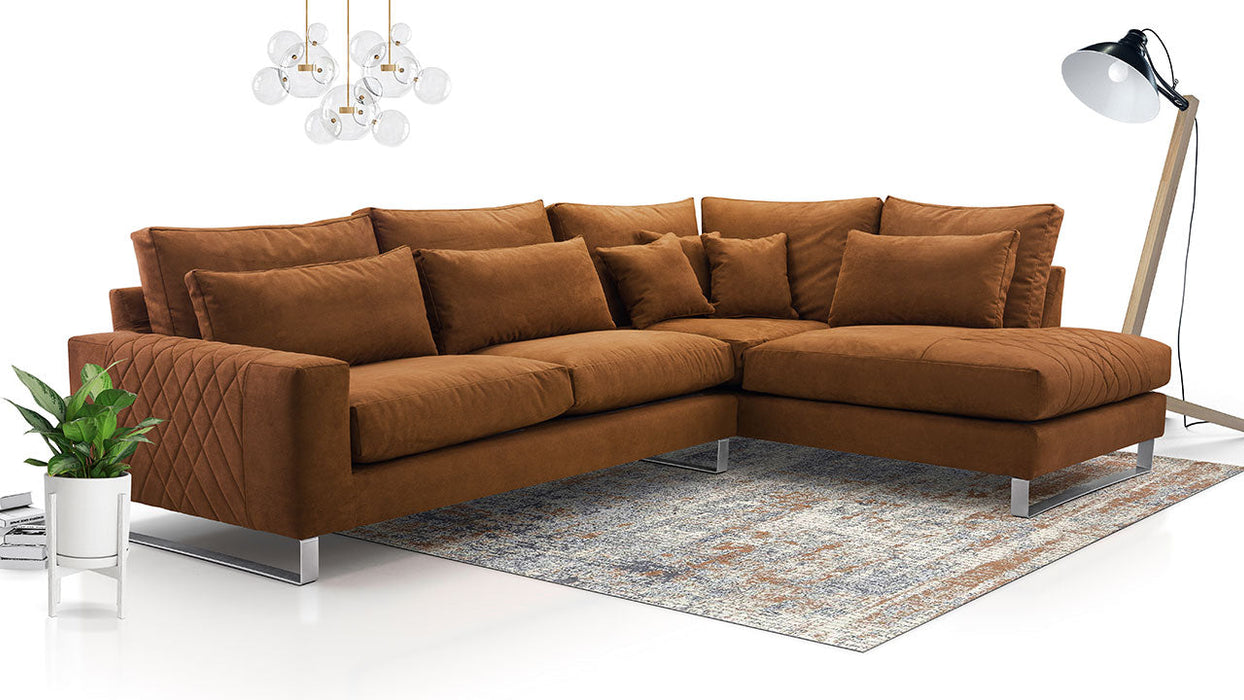 Maxima House FLORA Sectional Sofa MIR046 - Bed & Sofa Hub