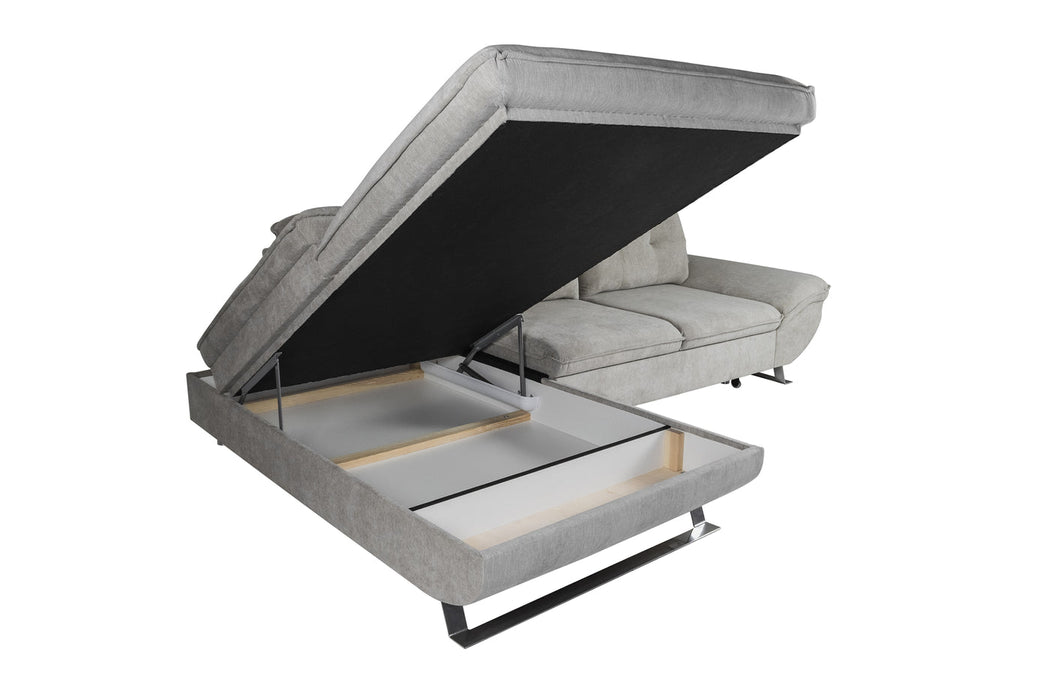 Maxima House VALEO Sleeper Sectional with storage WN0113 - Bed & Sofa Hub