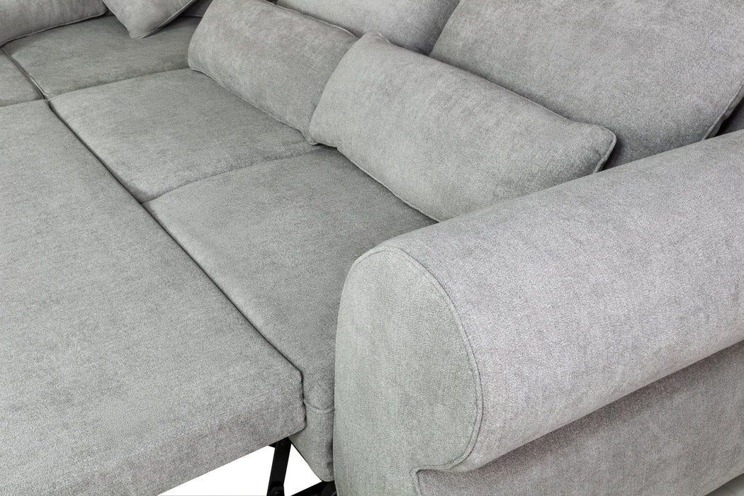 Maxima House ROYAL Sleeper Sectional Sofa with storage WN0011/GR - Bed & Sofa Hub