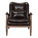 Zuo Bully Lounge Chair & Ottoman Brown - Bed & Sofa Hub
