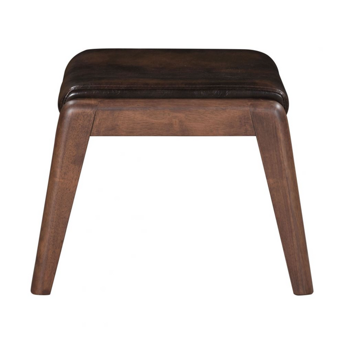 Zuo Bully Lounge Chair & Ottoman Brown - Bed & Sofa Hub