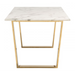 Zuo Atlas Dining Table White & Gold - Bed & Sofa Hub