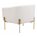 Zuo Micaela Armchair Ivory - Bed & Sofa Hub