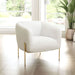 Zuo Micaela Armchair Ivory - Bed & Sofa Hub