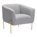 Zuo Micaela Armchair Gray - Bed & Sofa Hub