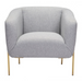 Zuo Micaela Armchair Gray - Bed & Sofa Hub