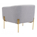 Zuo Micaela Armchair Gray - Bed & Sofa Hub