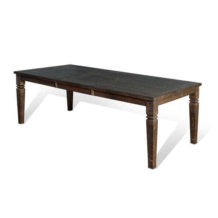 Sunny Designs Extension Dining Table with Butterfly Leaf Tobacco Leaf - Bed & Sofa Hub