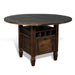 Sunny Designs 54" Round Counter Height Dining Table Tobacco Leaf - Bed & Sofa Hub