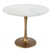 Zuo Fullerton Dining Table White & Gold - Bed & Sofa Hub