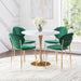 Zuo Fullerton Dining Table White & Gold - Bed & Sofa Hub