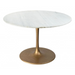 Zuo Ithaca Dining Table White & Gold - Bed & Sofa Hub