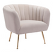 Zuo Deco Accent Chair Beige - Bed & Sofa Hub