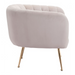 Zuo Deco Accent Chair Beige - Bed & Sofa Hub