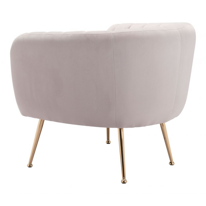 Zuo Deco Accent Chair Beige - Bed & Sofa Hub