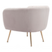 Zuo Deco Accent Chair Beige - Bed & Sofa Hub