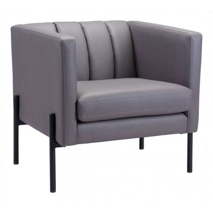 Zuo Jess Accent Chair Gray - Bed & Sofa Hub