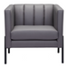 Zuo Jess Accent Chair Gray - Bed & Sofa Hub