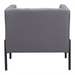 Zuo Jess Accent Chair Gray - Bed & Sofa Hub