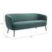 Zuo Karan Sofa Green - Bed & Sofa Hub