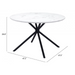 Zuo Amiens Dining Table White - Bed & Sofa Hub