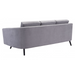 ZUO Divinity Sofa Gray - Bed & Sofa Hub