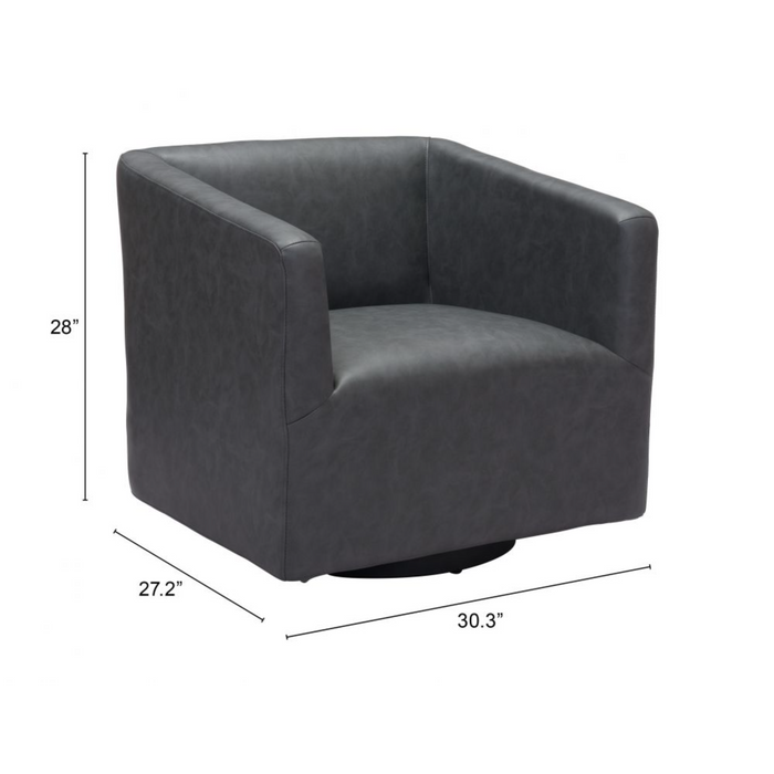 Zuo Brooks Accent Chair Gray - Bed & Sofa Hub
