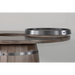 Sunny Designs Round Pub Table with Wine Barrel Base Buckskin - Bed & Sofa Hub
