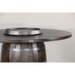 Sunny Designs Round Pub Table with Wine Barrel Base Tobacco Leaf - Bed & Sofa Hub