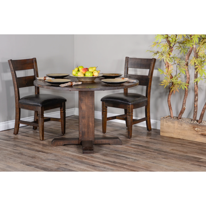 Sunny Designs Ladderback Wood Dining Chair Tobacco leaf - Bed & Sofa Hub