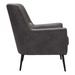 Zuo Ontario Accent Chair Vintage Black - Bed & Sofa Hub