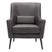 Zuo Ontario Accent Chair Vintage Black - Bed & Sofa Hub