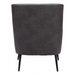Zuo Ontario Accent Chair Vintage Black - Bed & Sofa Hub