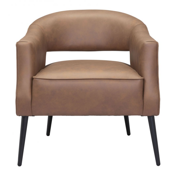 Zuo Berkeley Accent Chair Vintage Brown - Bed & Sofa Hub
