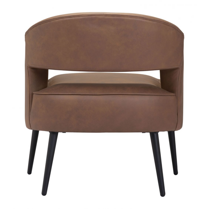 Zuo Berkeley Accent Chair Vintage Brown - Bed & Sofa Hub