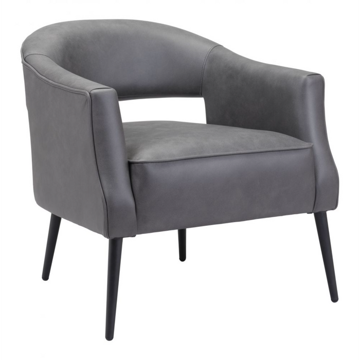 Zuo Berkeley Accent Chair Vintage Gray - Bed & Sofa Hub