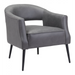 Zuo Berkeley Accent Chair Vintage Gray - Bed & Sofa Hub