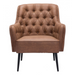 Zuo Tasmania Accent Chair Vintage Brown - Bed & Sofa Hub