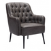 Zuo Tasmania Accent Chair Vintage Black - Bed & Sofa Hub