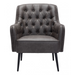 Zuo Tasmania Accent Chair Vintage Black - Bed & Sofa Hub