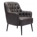 Zuo Tasmania Accent Chair Vintage Black - Bed & Sofa Hub