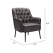 Zuo Tasmania Accent Chair Vintage Black - Bed & Sofa Hub