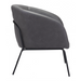 Zuo Quinten Accent Chair Vintage Gray - Bed & Sofa Hub